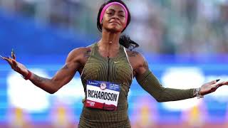 ShellyAnn FraserPryce amp Sha’Carri Richardson The 100 Meters Race of the 2024 Paris Olympics [upl. by Otrebliw]