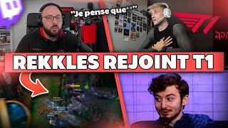 REKKLES REJOINT T1 TWEEKZ RÉAGIT  Best of LoL 492 Réactions [upl. by Eniar]