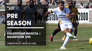 Folkestone Invicta Vs Maidstone United 230722 [upl. by Nnahs]