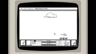 Stunt Copter Game on Classic Macintosh [upl. by Atinit]