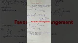 Favorskii rearrangement chemistry organicchemistry reactions reactionmechanism motivation [upl. by Eenafets]