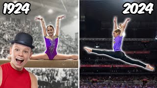 We tried 100 YEARS of Gymnastics [upl. by Ellimak]