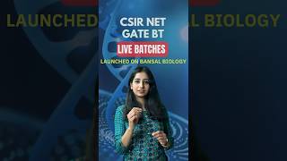 Bansal Biology new Courses  CSIR NET and GATE Course 🔥 [upl. by Anitsrik]