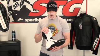 Dainese TRQ Race Boots Review from SportbikeTrackGearcom [upl. by Gui]