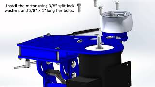 Brodbeck 2x72 Grinder Tilting Chassis Assembly Video [upl. by Selin]