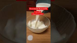 HOMEMADE BUTTERMILK youtubeshorts food asmr [upl. by Docilu]