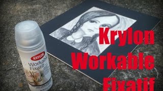 Workable Fixatif by Krylon [upl. by Cherrita509]