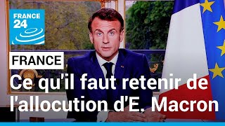 100 jours dialogue social ce quil faut retenir de lallocution dEmmanuel Macron • FRANCE 24 [upl. by Nahtannoj]