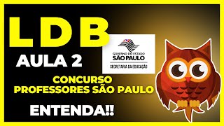 Concurso de Professores São Paulo  Atualizações da LDB 2023 [upl. by Bianca]