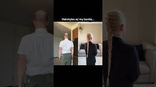 CUTESY HAIRSTYLES 🥰 hair hairstyle funny youtubeshorts shorts bald [upl. by Eitsud918]