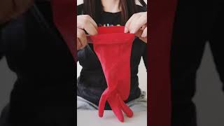 ASMR RED RUBBER GLOVES ❤️  YELLOW LATEX GLOVES 💛 LATEX SOUNDS  NO TALKING [upl. by Malaspina]