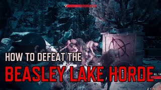 Days Gone How to Defeat the Beasley Lake Horde [upl. by Rojam]