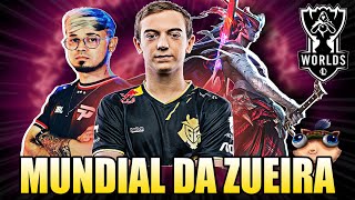 G2 BUGANDO O JOGO CONTRA PAIN  MUNDIAL DA ZUEIRA  WORLDS 2024 [upl. by Adnovaj]