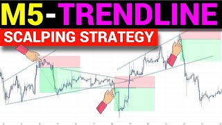 99 Safe And Best Trendlines Trading Strategy Advanced  5 minutes  Scalping Price Action [upl. by Nomra]