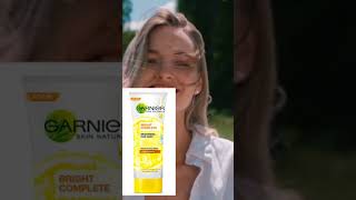 Garnier face wash for bright skinshort viral trendingskincare bright skin pimples [upl. by Darce]