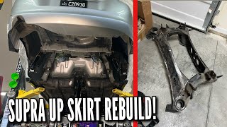 Supra Rear Subframe Restoration Part 1 amp and new interior Panel for Auto Supra [upl. by Birchard]