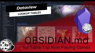 Obsidian  Dataview Lookup Table [upl. by Hassadah]