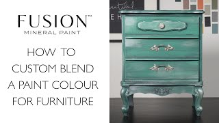 How to custom blend and Ombre Fusion Mineral Paint [upl. by Keli]