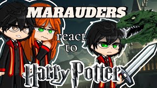 Marauders react to Harry Potter  1  watch in 20 speed [upl. by Ripp]