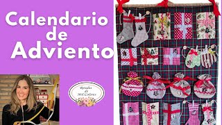 Calendario Adviento divertido Ideal principiantes Patrones Gratis 132 patchwork navidad [upl. by Lyreb537]