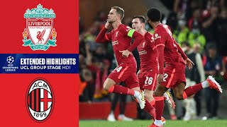 Liverpool vs Milan Extended Highlights  UCL Group Stage MD 1  CBS Sports Golazo [upl. by Inattirb488]