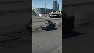 Information about Wiesel 1A4 war thunder warthunder gaming tank memes toptier games shorts [upl. by Mathur]