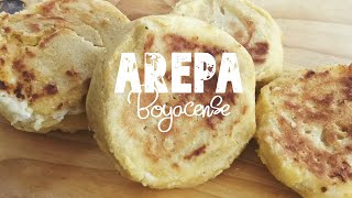 Arepa BOYACENSE casera [upl. by Hasila]