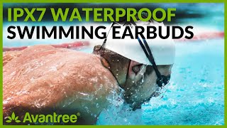 IPX7 Waterproof Earphone for Swimming  Avantree TR509 [upl. by Nnylsor]