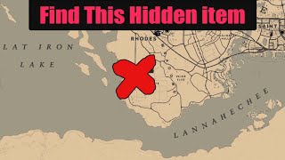 After 5th playthrough I realized this hidden item  RDR2 [upl. by Ellenrad]