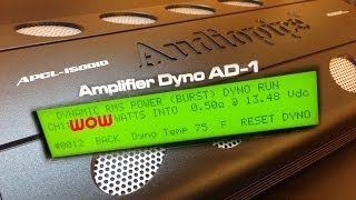 Audiopipe APCL15001D SMD Amp Dyno Dynamic Power at 05 ohms WOW [upl. by Eniortna]