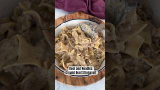 Beef and Noodles Ground Beef Stroganoff [upl. by Anaes686]