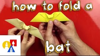 How To Fold An Origami Bat [upl. by Ecnerual]