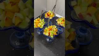 Sallat me fruta 🍑🍯fruitsalad fruit fruta saladrecipe food recipe healthyfood handmade [upl. by Eldnar]