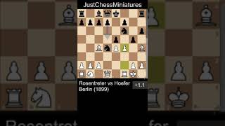 The agressive Deutz Gambit in the Italian opening chess ajedrez [upl. by Yentrok]