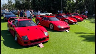 Rarest Ferraris all in one place  Cavallino Classic 2024 [upl. by Assilim]