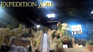 Expedition Zork Crazy Turntable Log Flume POV  Toverland [upl. by Thera]