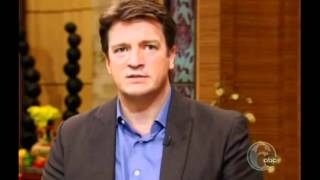 Nathan Fillion on Live with Kelly [upl. by Oinesra232]