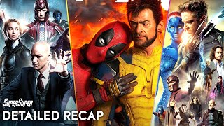 Every XMen Deadpool amp Wolverine Movie Recap  SuperSuper [upl. by Alegre]