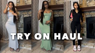 FALL BODYCON DRESS TRY ON HAUL ft Lovelywhole sale [upl. by Handy]