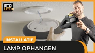 Hoe hang je zelf een plafondlamp op  Doehetzelf met INTOLED [upl. by Poler]