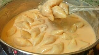 Dudh puli pitha  নরম তুলতুলে দুধ পুলি পিঠে  Puli Pitha Recipe  Dudh puli Pitha Bengali Recipe [upl. by Dedie]