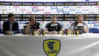 Pressekonferenz nach dem 2823Sieg gegen Minden [upl. by Lundeen786]