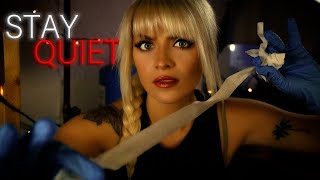 STAY QUIET Post Apocalyptic Medical Exam  A Quiet Place  ASMR ASL Personal Attention [upl. by Nnylsia]