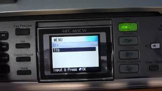 How To Set Up Wireless Network For Brother MFC665CW [upl. by Verina]