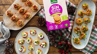 Canapés navideños sin gluten [upl. by Shotton]