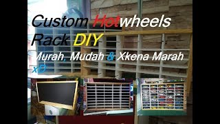 Cara Buat Rak Hotwheels Custom DIY Bajet Bahasa Melayu [upl. by Encratia]