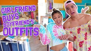 GIRLFRIEND BUYS BOYFRIENDS OUTFITS  Shopping Challenge 2017 [upl. by Eniar]