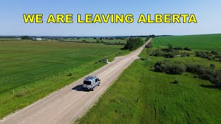 We are leaving Alberta  AWD Ford Transit DIY campervan for van life overland camping amp adventure [upl. by Artenehs]