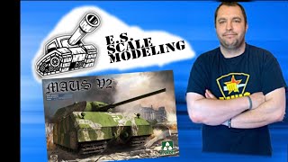 Takom 135 PzKpfW VIII Maus V2 Unboxing [upl. by Adnalro]