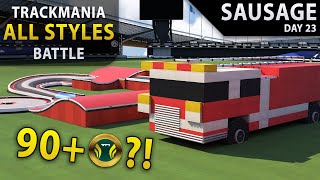 NEW RECORD on SAUSAGE  Trackmania All Styles Battle DAY 23 [upl. by Lisk]